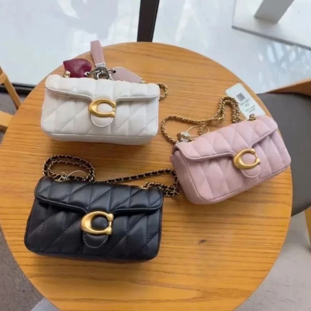 Luxury Bags Coach - 2026 Retro lüks deri kadın çantası,