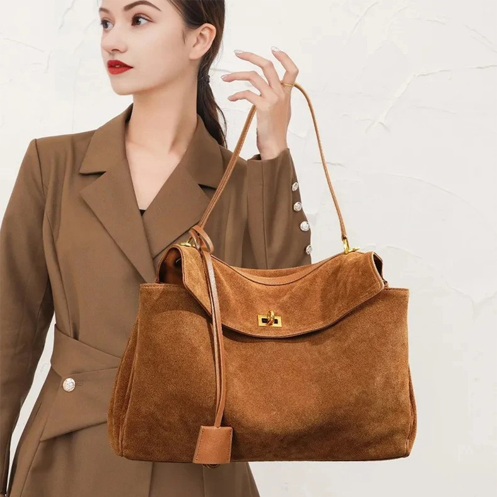 Luxury Bags Vendor - Sonbahar Kış kadın Süet hakiki deri