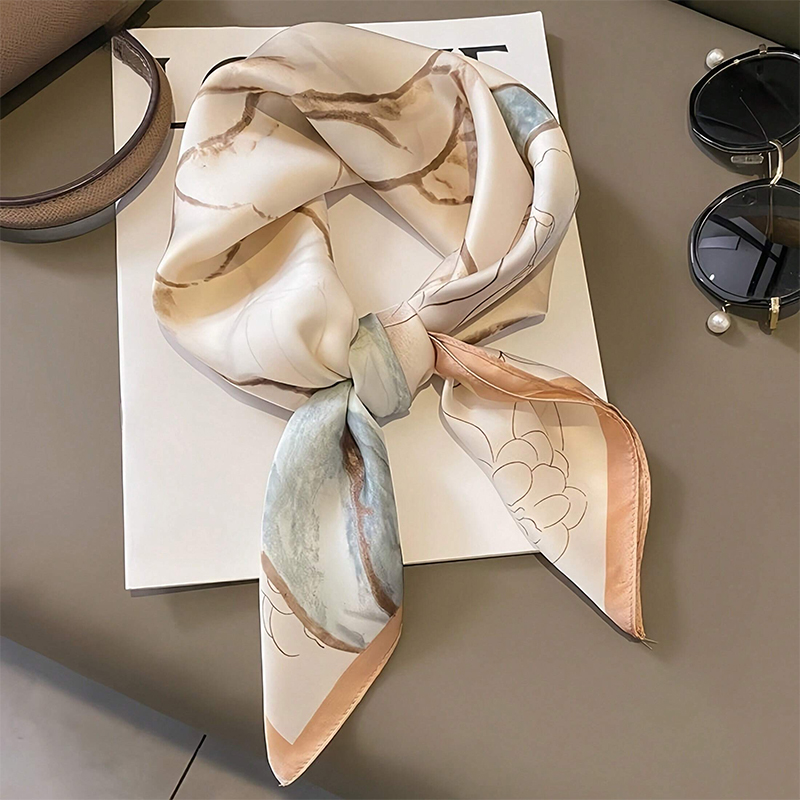 Luxury Bags Vendor - 2024 Tasarım Moda Baskı Saten Kare