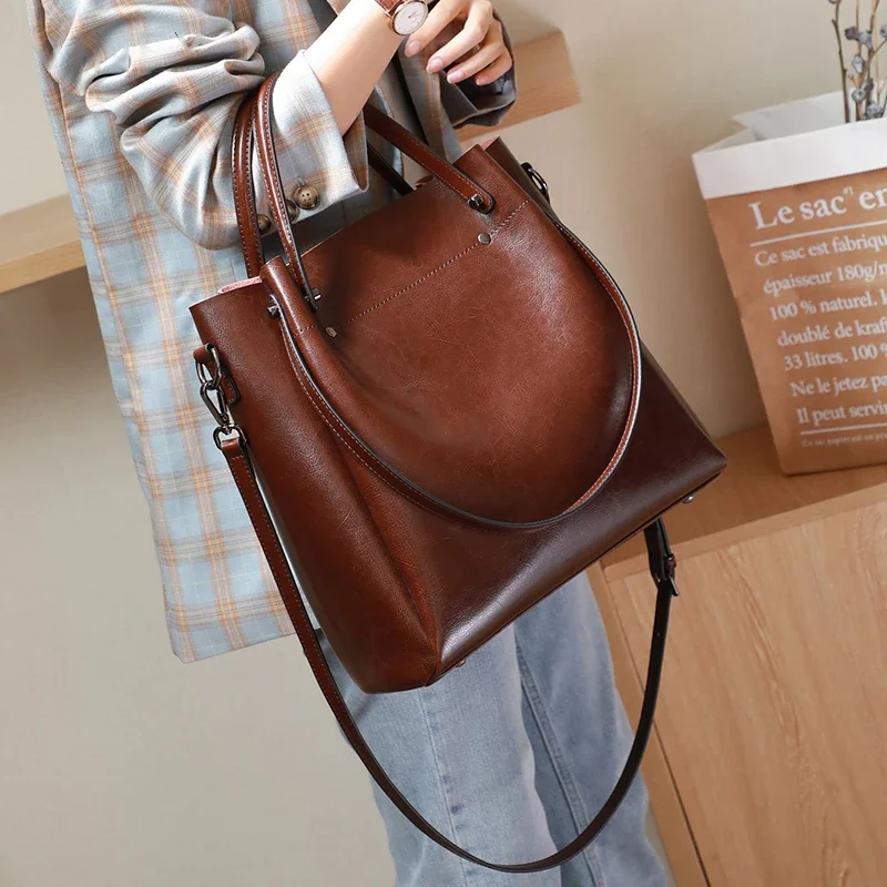 Hakiki Deri Kadınlar için Tote - Luxury Bags From China incelemesi ve fiyatı