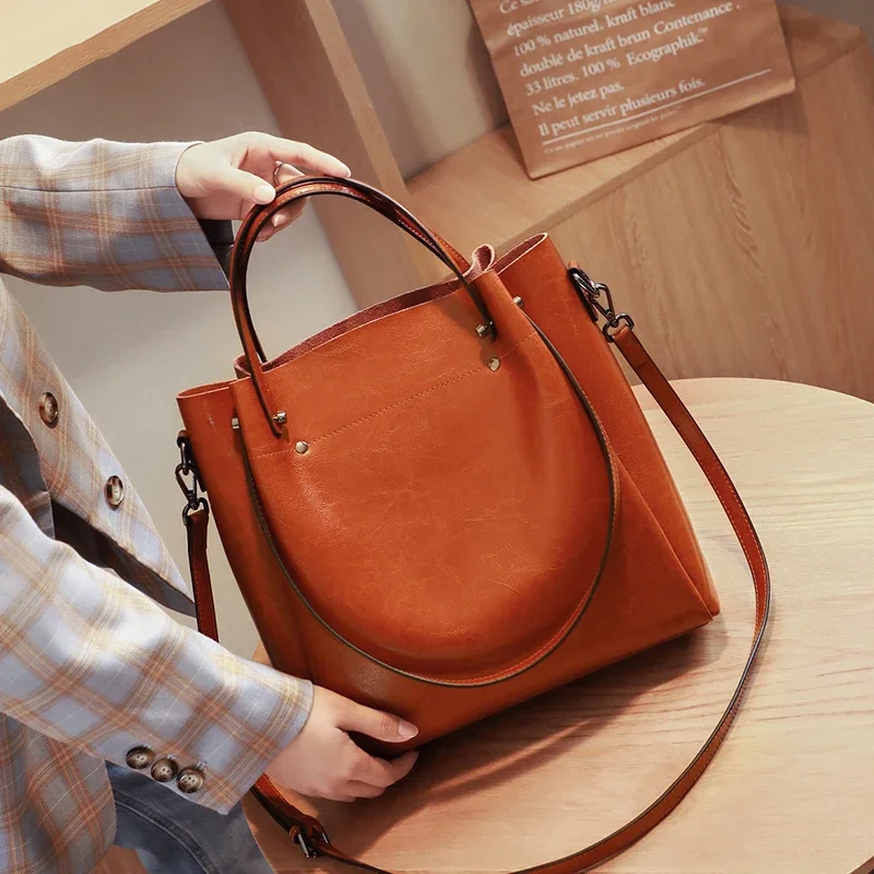 Hakiki Deri Kadınlar için Tote - Luxury Bags From China incelemesi ve fiyatı
