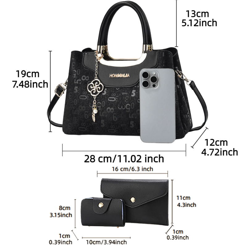 3 Parçalı Moda Kadın Çanta Set - Luxury Bags For Women incelemesi ve fiyatı