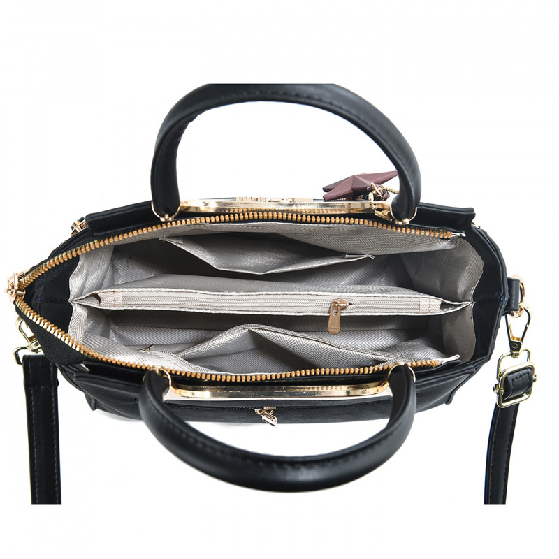 Şık kadın çantası, düz renk, l - Luxury Bags For Women incelemesi ve fiyatı