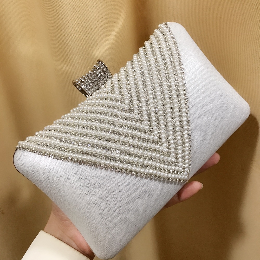 Kadın Inci Elmas Boncuklu Gece - Mini Bag Evening Clutch incelemesi ve fiyatı