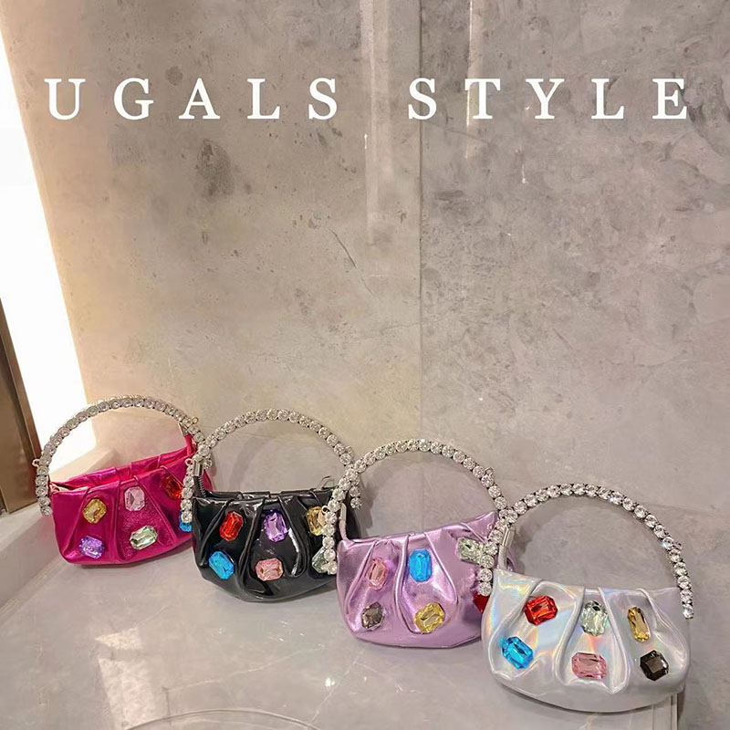Lüks Metal Saplı Mini Çanta Ka - Mini Bag Evening Clutch incelemesi ve fiyatı