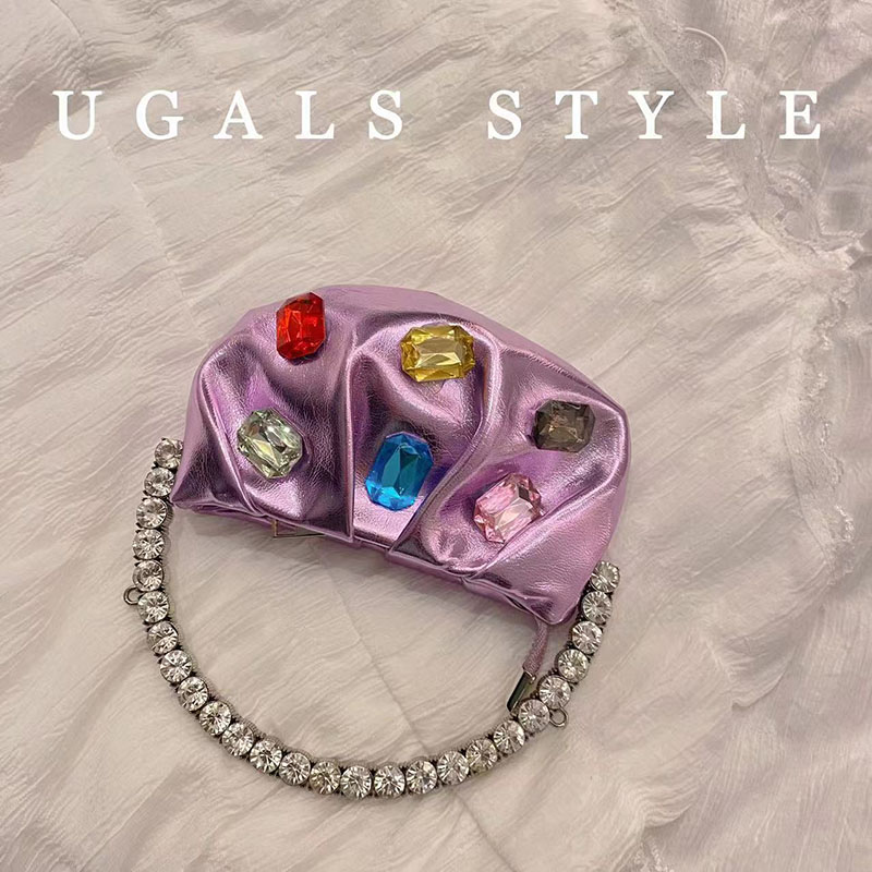 Lüks Metal Saplı Mini Çanta Ka - Mini Bag Evening Clutch incelemesi ve fiyatı