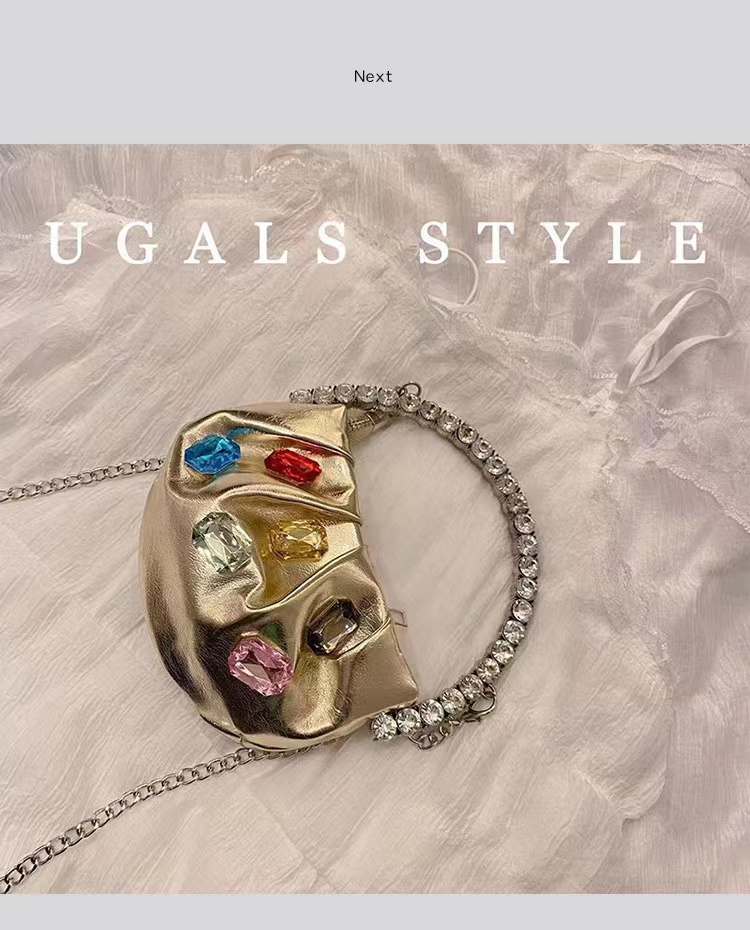 Lüks Metal Saplı Mini Çanta Ka - Mini Bag Evening Clutch incelemesi ve fiyatı
