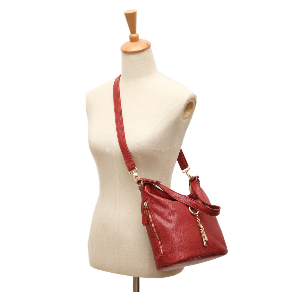Moto zarif kadınlar kırmızı de - Luxury Bags From China incelemesi ve fiyatı