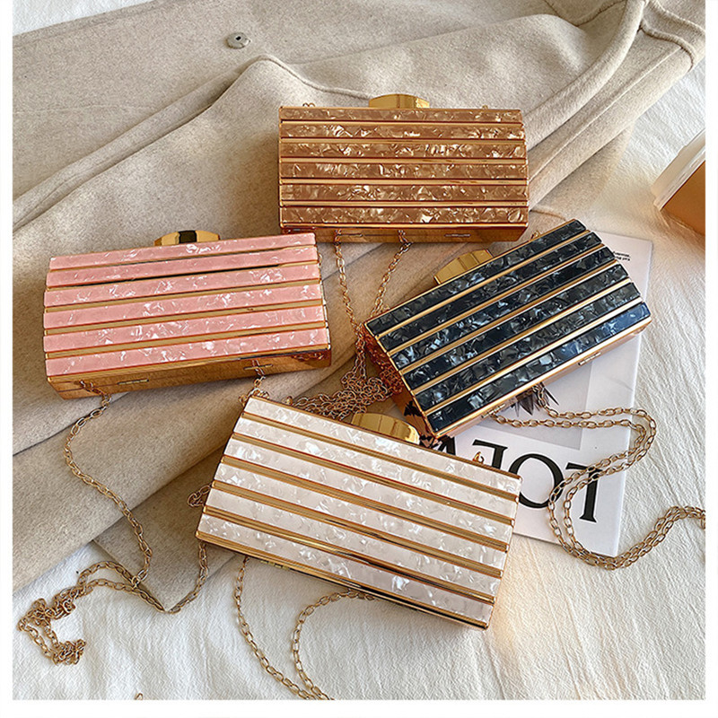 Lüks Tasarımcı Akrilik Kare Ça - Mini Bag Evening Clutch incelemesi ve fiyatı