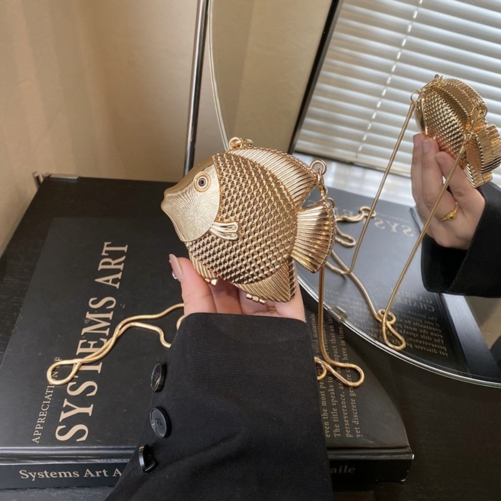 Sevimli Küçük Balık Şeklinde O - Mini Bag Evening Clutch incelemesi ve fiyatı