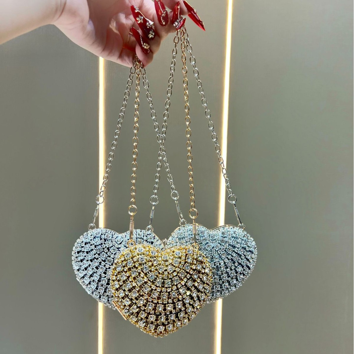 Lüks Kristal Taşlı El Çantası  - Mini Bag Evening Clutch incelemesi ve fiyatı